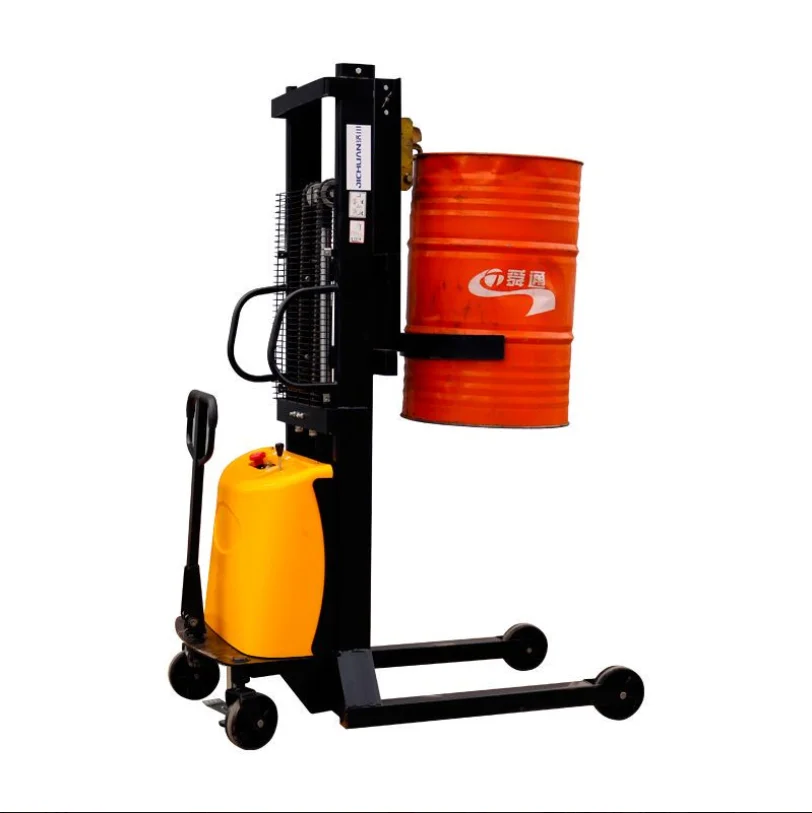 Apilador de tambor de aceite semieleléctrico Apilador eléctrico de alto costo y rendimiento 1600 mm