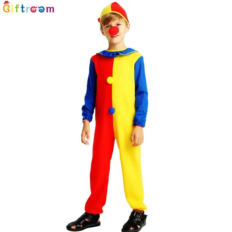 

Комплект костюма клоуна на Хэллоуин, одежда для выступления на сцене, наряд без бренда, зарегистрированный товарный знак, фиксированная коллекция Sto 2025 года, весенняя коллекция