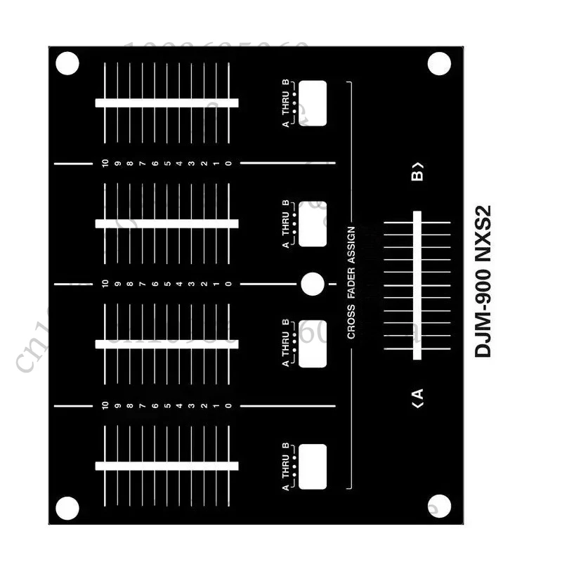 for Pioneer 900NXS2 Third-generation Mixing Console DJM-900NXS2 Fader Lower Panel Protective Film Fine Frosted Spot iron panel