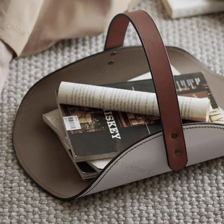 

Modern Nordic style storage basket model room B & B living room study bedroom sundries storage decorations portable basket