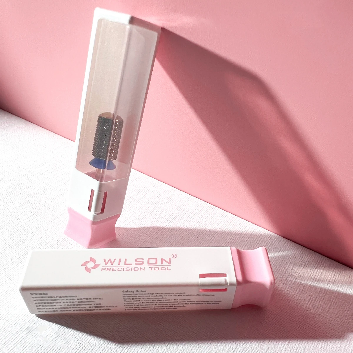 6.6mm suave superior grande barril bits 3/32 carboneto prego broca fresa para manicure equipamentos da arte do prego ferramentas