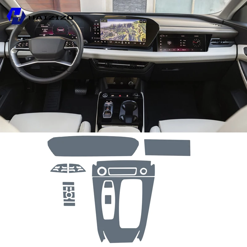 لأودي Q6 e-tron 2025 السيارات الداخلية وحدة التحكم المركزية حماية ملصق شاشة الكريستال السائل ماتي طبقة رقيقة واقية مجددة PPF