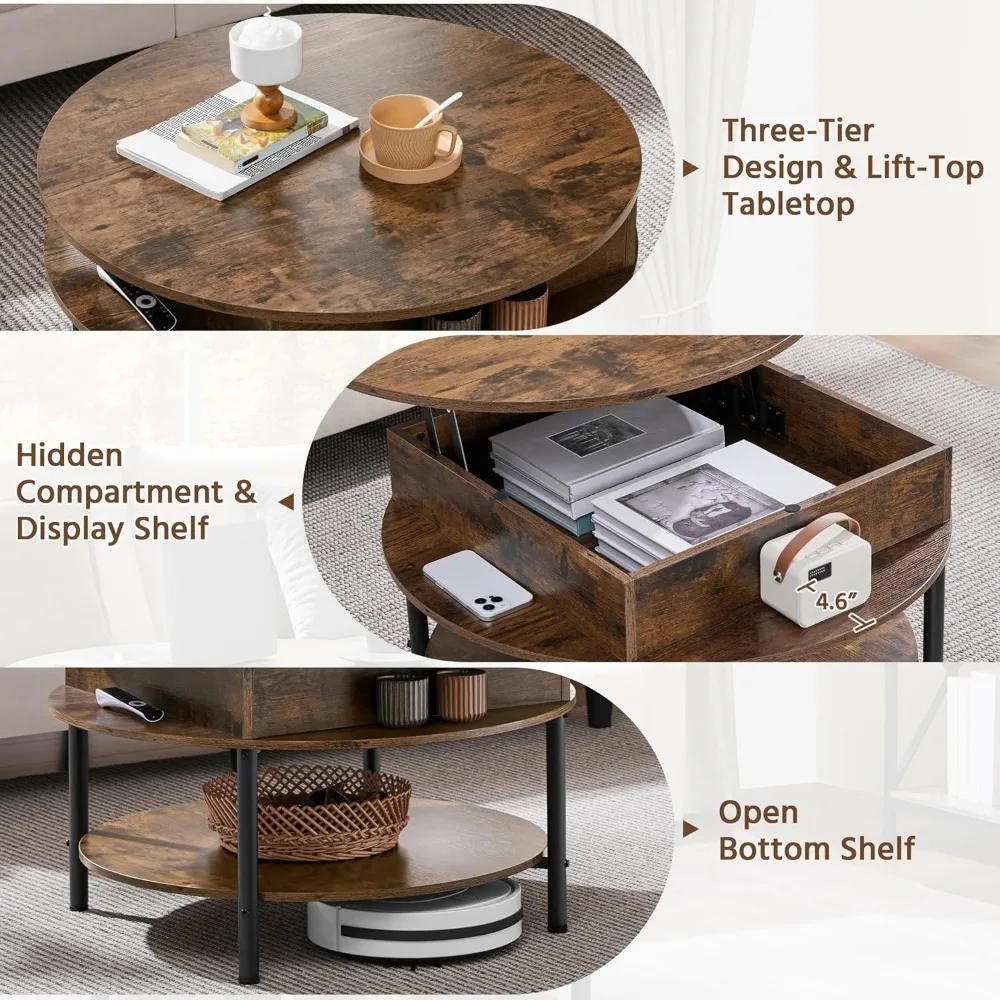 Thumbnail 4 - #3 Latest Lift Top Coffee Tables Offers