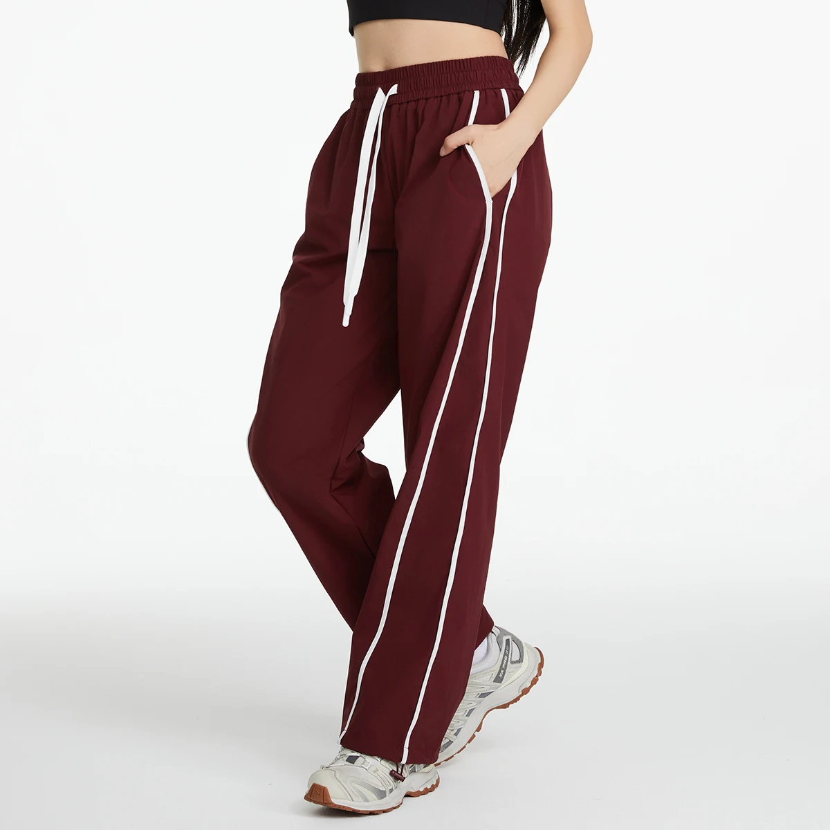 

Sports Trousers Women Summer Cool Windproof Outdoor Mountaineering Loose Casual Wide-leg Pants Quick-drying Sun Protection Pants