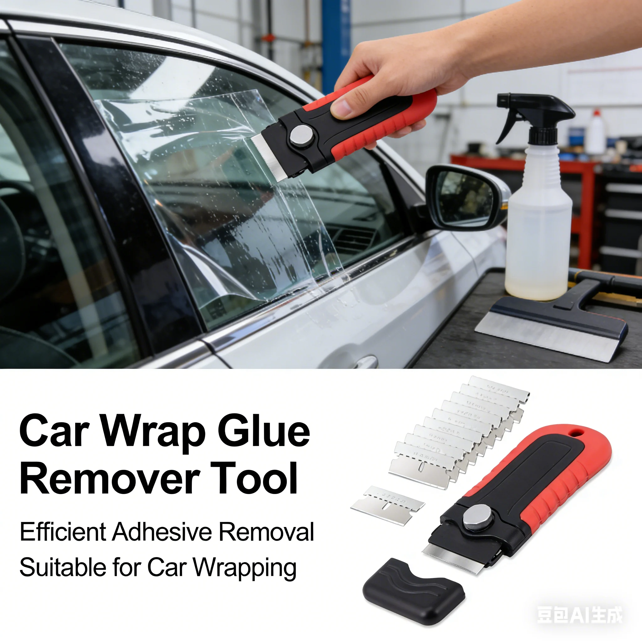 Aluminum Alloy Snap-Off Utility Knife | 30° Precision Cutter for Car Vinyl Wrap & Window Tint Film Cutting