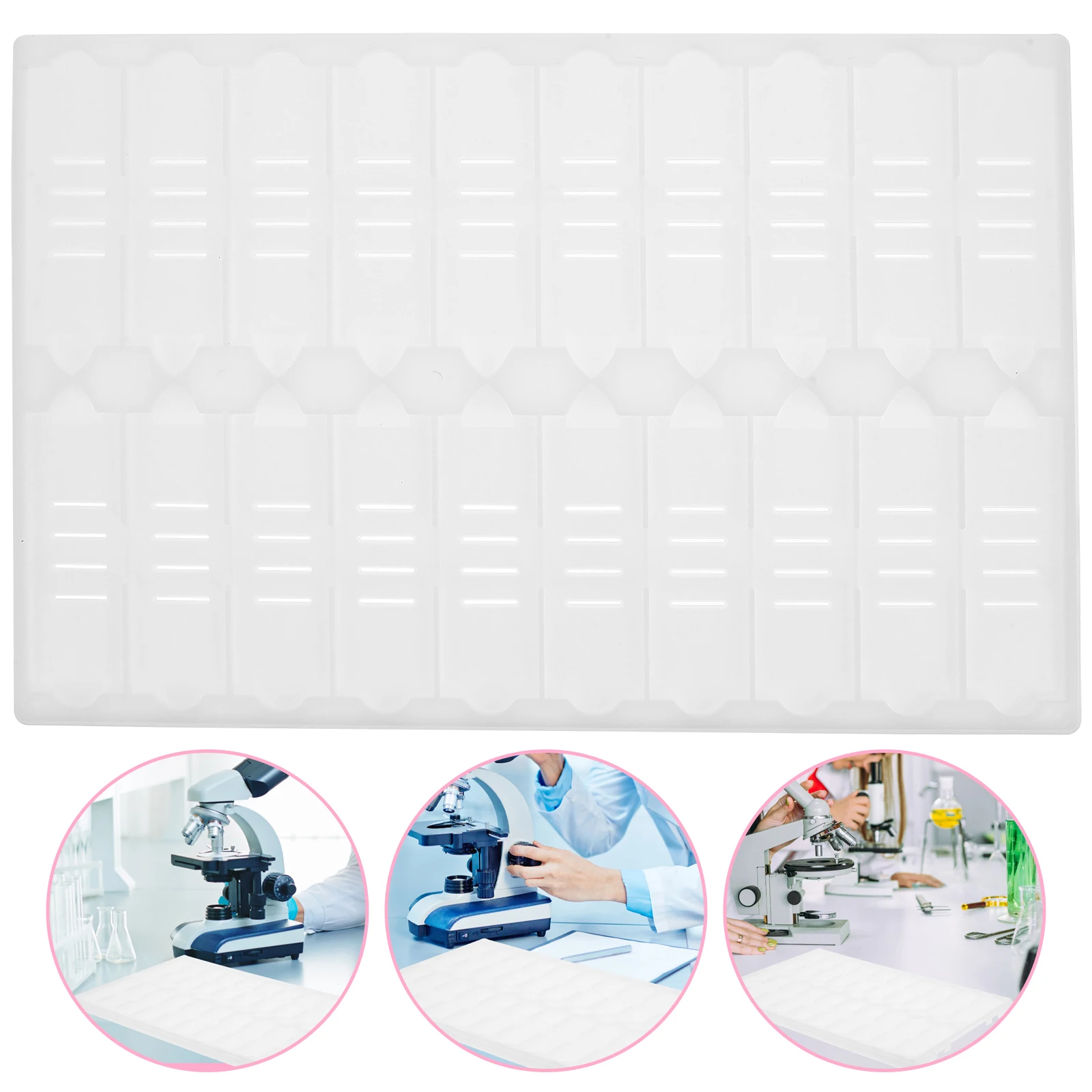 

Slide Storage Plate Microscope Cabinet Trays Holder Modular Stackable Case Slides Rack