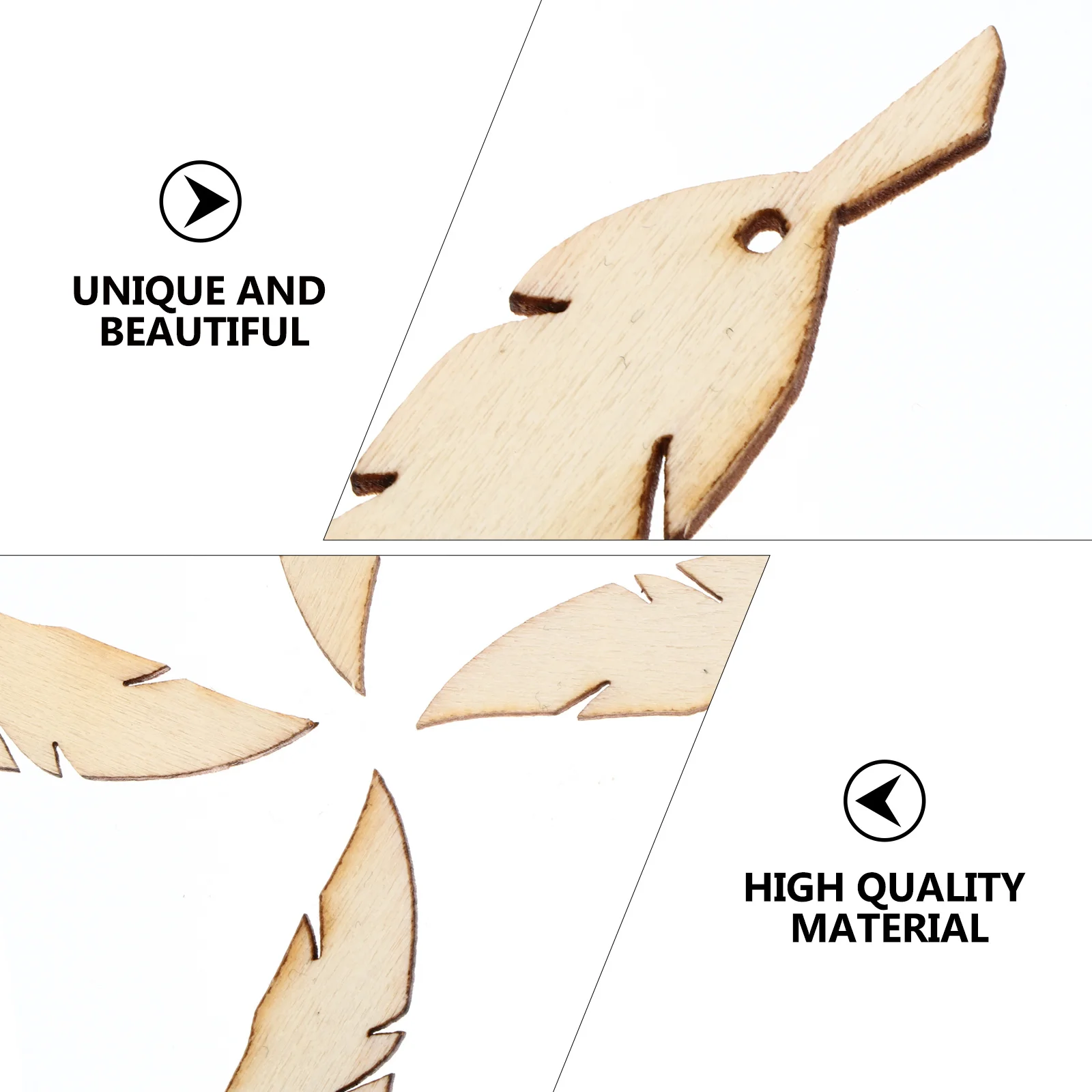 

100Pcs Wooden Dream Catcher Pendant Hanging Ornaments Home Decoration Wall Decor Birthday Christmas Gift