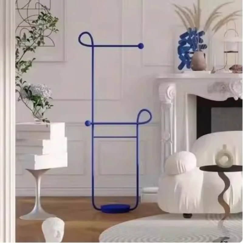 

Internet celebrity Nordic ins melody coat rack floor-to-ceiling bedroom hanger creative wrought iron