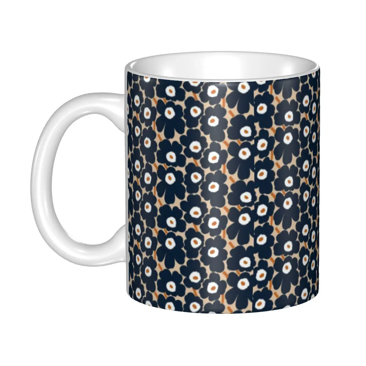 Personalized DIY Orla Kiely Floral Ceramic Mug Coffee Cup Creative Present