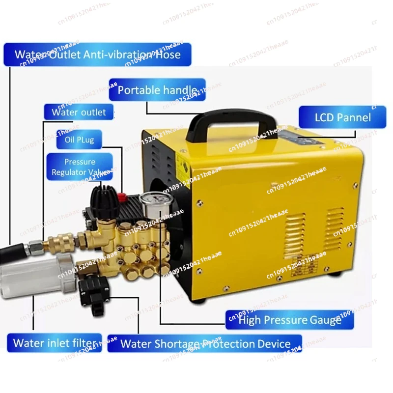 Suitable for Water Sprayer Outdoor Mist Cooling System Greenhouse Humidifier，，4L Fog Machine  High Pressure Fogging Pump，