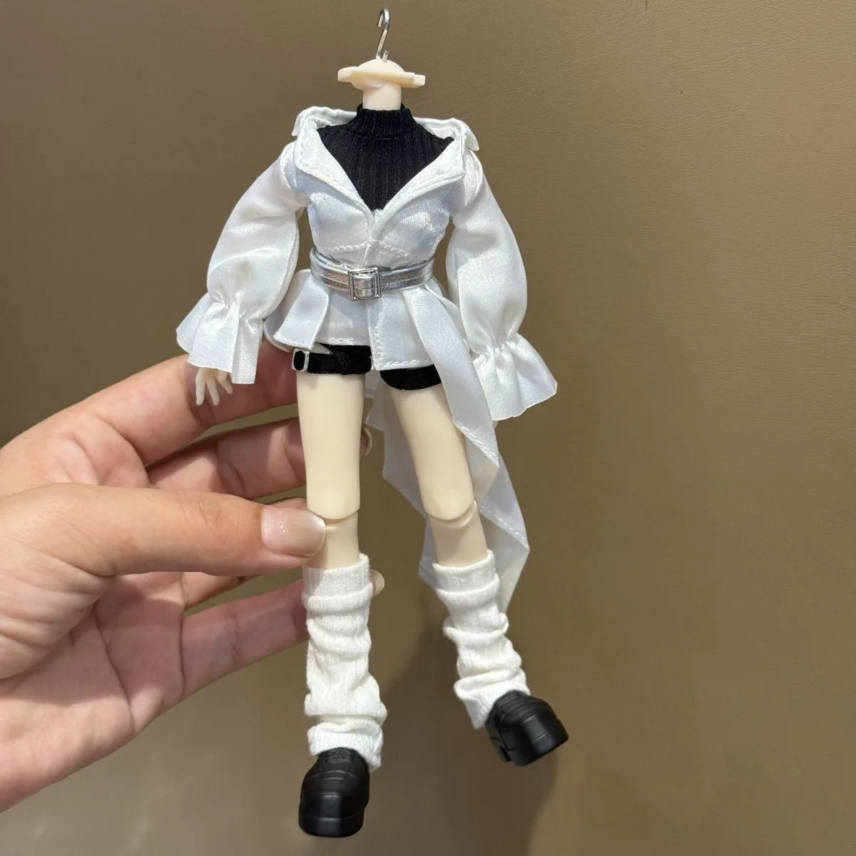 （customization 30day）BJD doll clothes suitable for 1/12 1/8  size white set clothes set doll accessories (5 points)