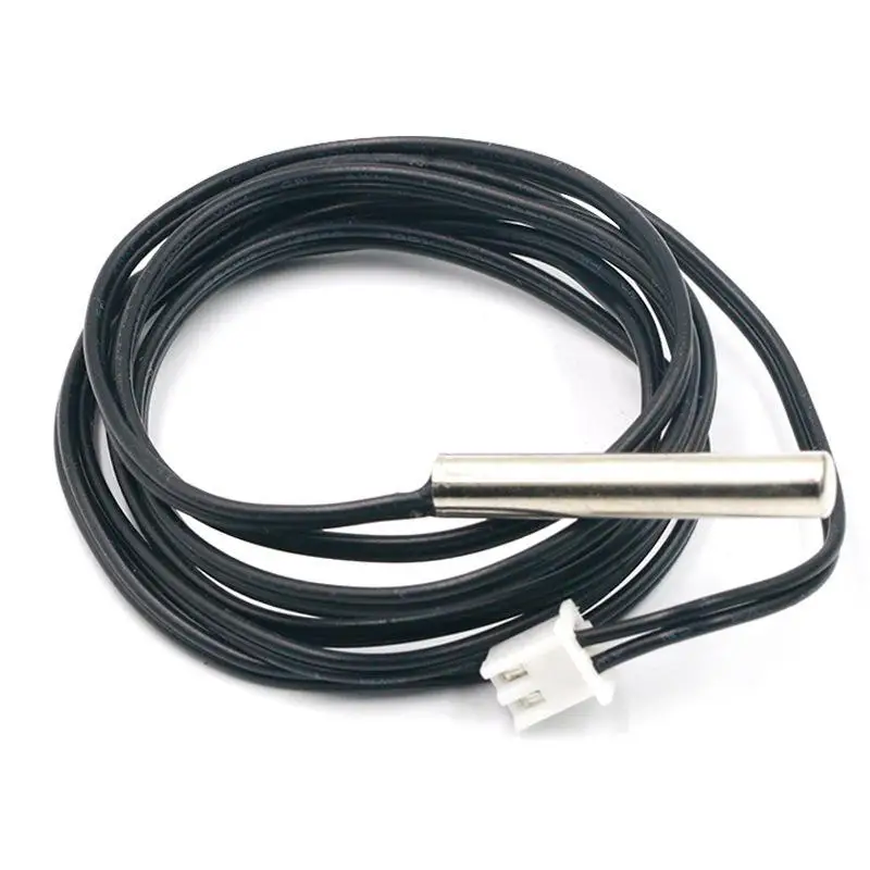 1/3Pcs NTC 10K 1% 3950 Thermistor Temperature Sensor - Waterproof Probe with 30/50/100/200/300cm Cable for Arduino (W1209/W1401) view 6