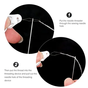 Point Insertion -Nadel -Gewinde, Silberton, Drahtschleife, Handmaschine, Nähwerkzeuge, Stricknadeln von Bogendraht, Gewindewerkzeug, DIY 10 Hauptverkaufsnadelpassage - №9