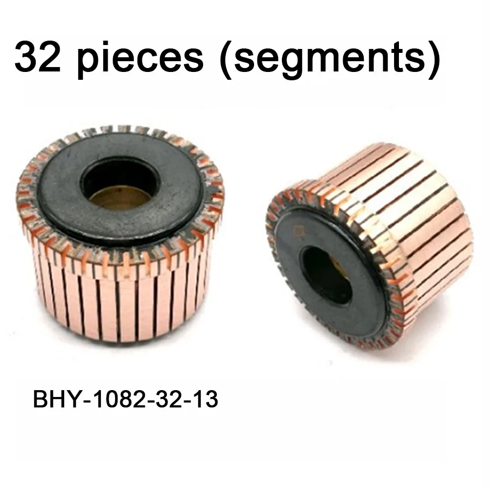 가정용 구리 전기 부품, 32P 16P 12P 톱니 구리 바, 전기 모터 정류자, 33.7x13x23(26.5) mm, 8x26x17.6mm, 1 개