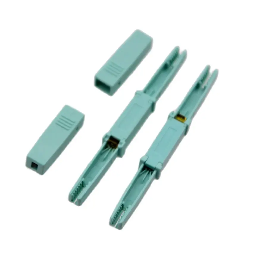 10PCS NEW FTTH Optical Fiber Quick Connector for Repair of Optical Cable free Melting Double Fiber butt Module Special Wholesale