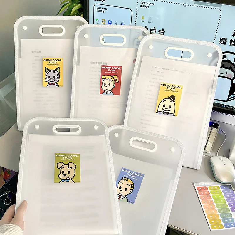 

High-Appearancy-Level Portable Organ Bag, Multi-Layered Large-Capacity Test Paper Organization And Storage Book, Data Folder