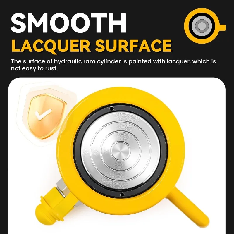 NEWTRY 30 ton hydraulische krikcilinder lange krik 6” slag draagbare hydraulische ram industriële hefkrik Porta Power Retract Aut