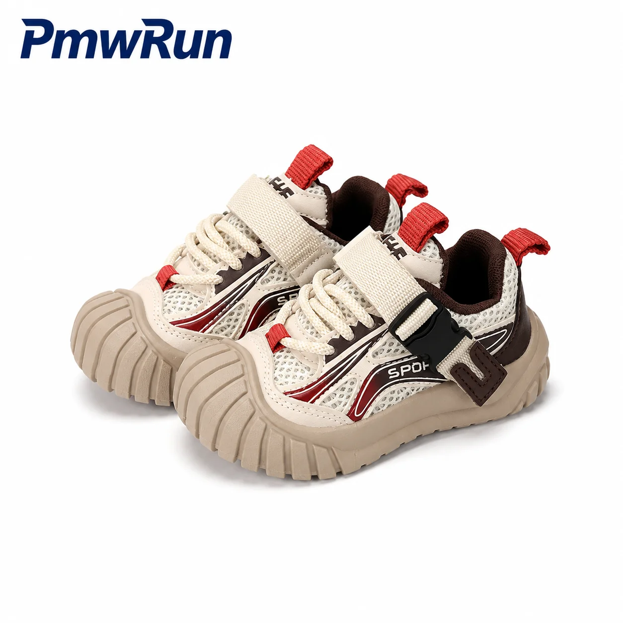 PU Leather Sport Shoes For Children Trend Fashion Teenager Kid's Sneakers Anti-slippery Waterproof Boy's Girl's Running Footwear