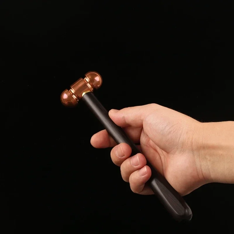 All is Hammer 180g Small Mini Copper Massage Hammer EDC Playing Hammer Beating Meridian Beating Acupoint Fitness