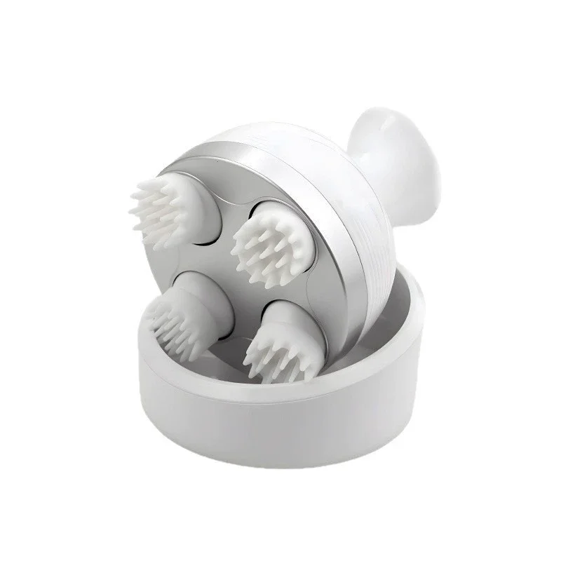 الكهربائية رئيس مدلك ثلاثية الأبعاد اللاسلكية فروة الرأس مدلك مقاوم للماء تدليك الجسم الرعاية الصحية الكتف الرقبة الأنسجة العميقة تدليك العجن