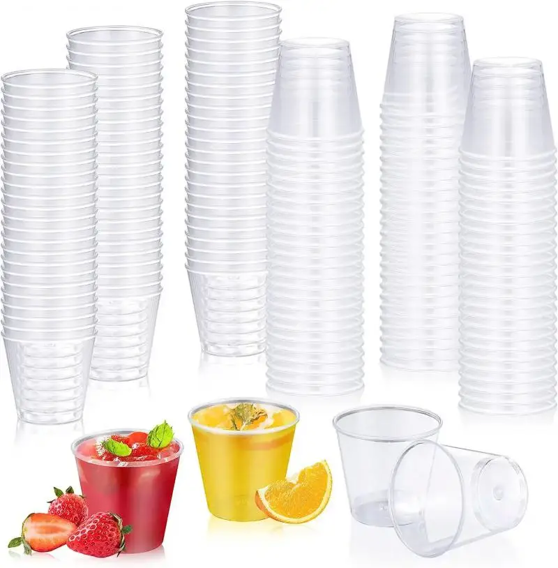 Verre à liqueur en plastique pour le stockage de poulet, standardisateur pour fêtes, mariages, 20 pièces, 30ml