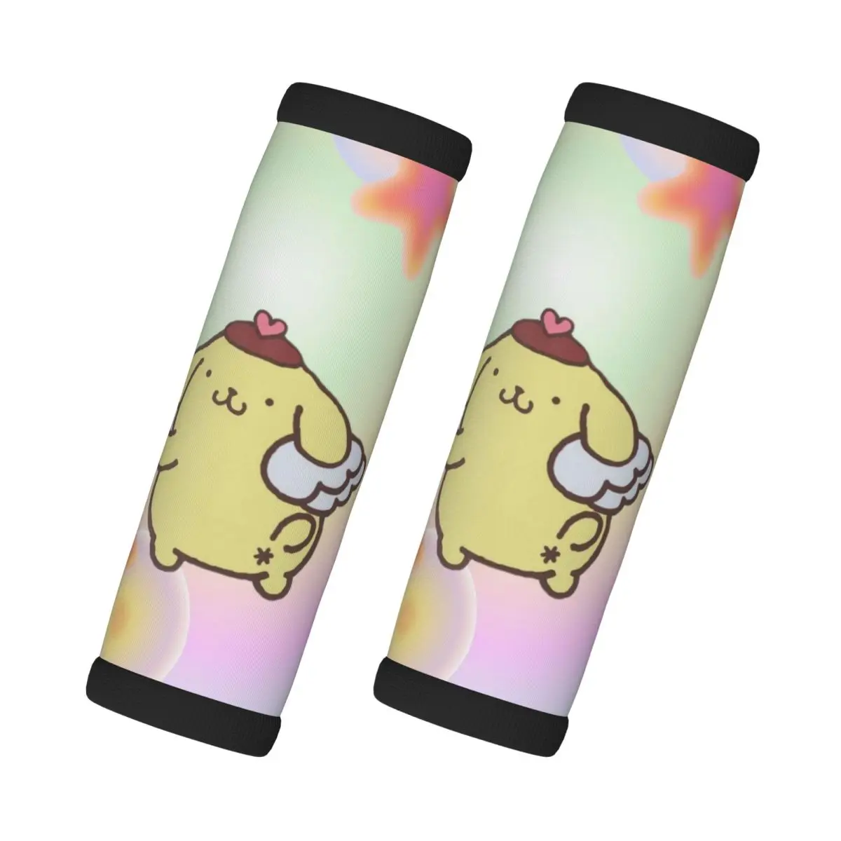 

Custom Cartoon Anime Pom Pom Purin Luggage Handle Wrap Suitcase Identifier 2 PCS Refrigerator Handle