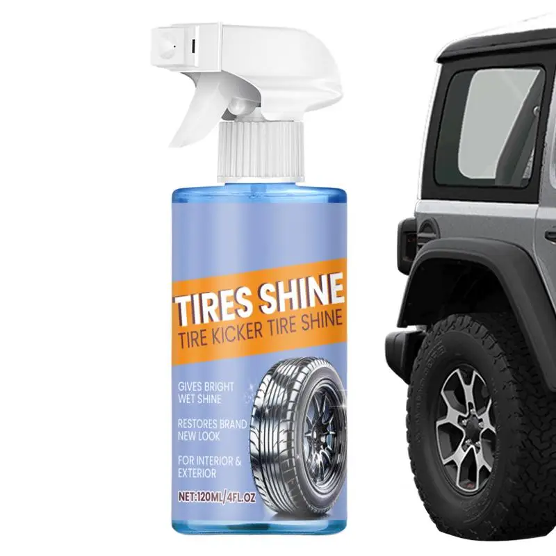 Powłoka nabłyszczająca oponę samochodową Błyszcząca plastikowa guma Środek do renowacji kół Spray Polerowanie Rozjaśniacz Powłoka czyszcząca