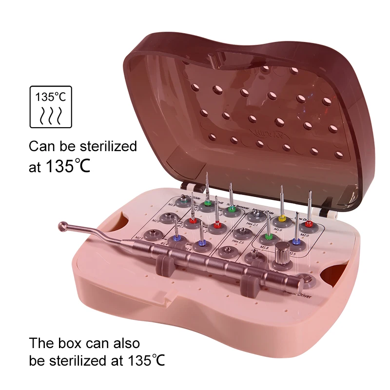 VVDental Dental Implant Fractured Broken Screw Remover Kit Implant &Fractured Screw Removal Kit Universal Implant