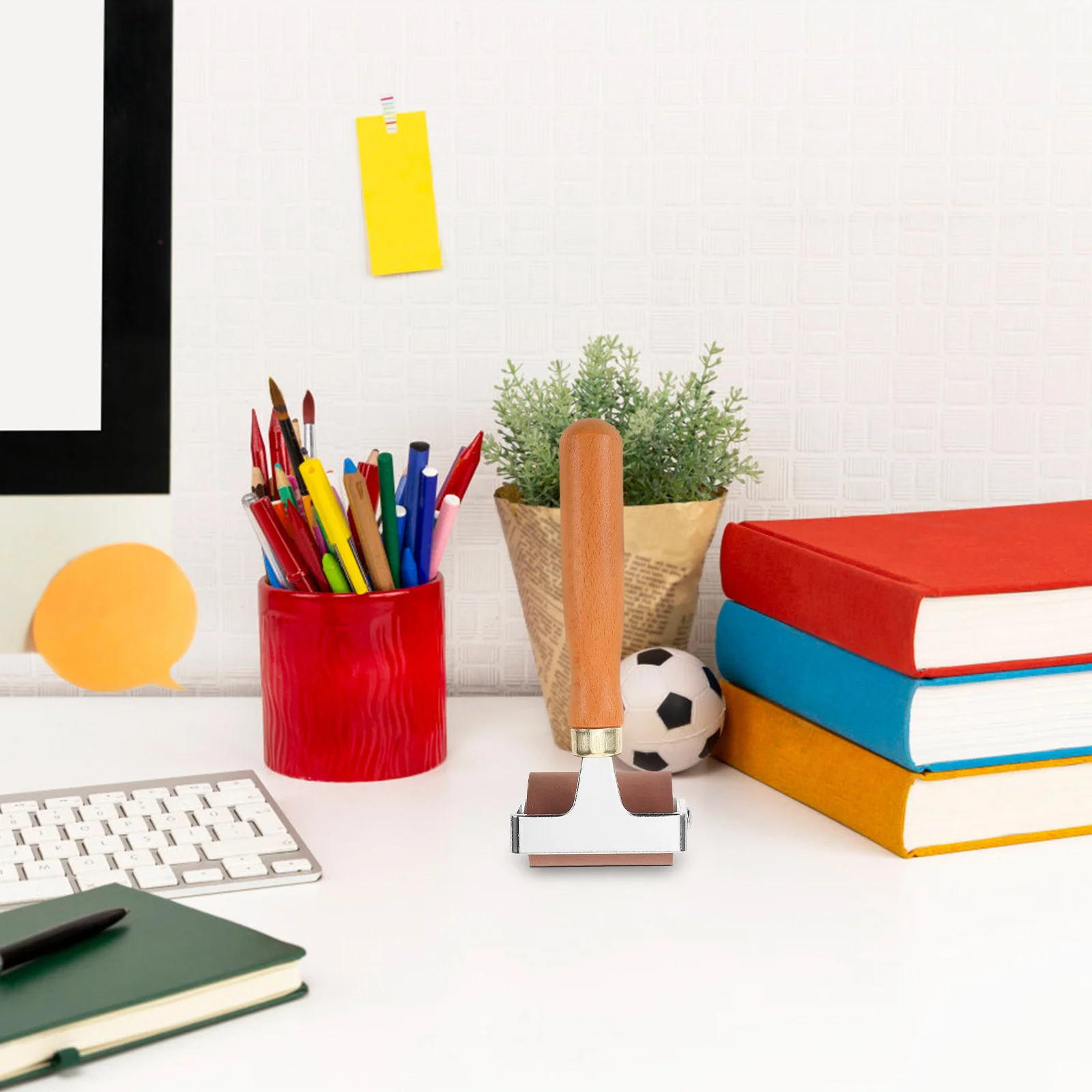 أسطوانة مطاطية من الفولاذ المقاوم للصدأ مقاس 6 بوصات لطلاء الطباعة أداة توزيع الحبر اليدوية #1