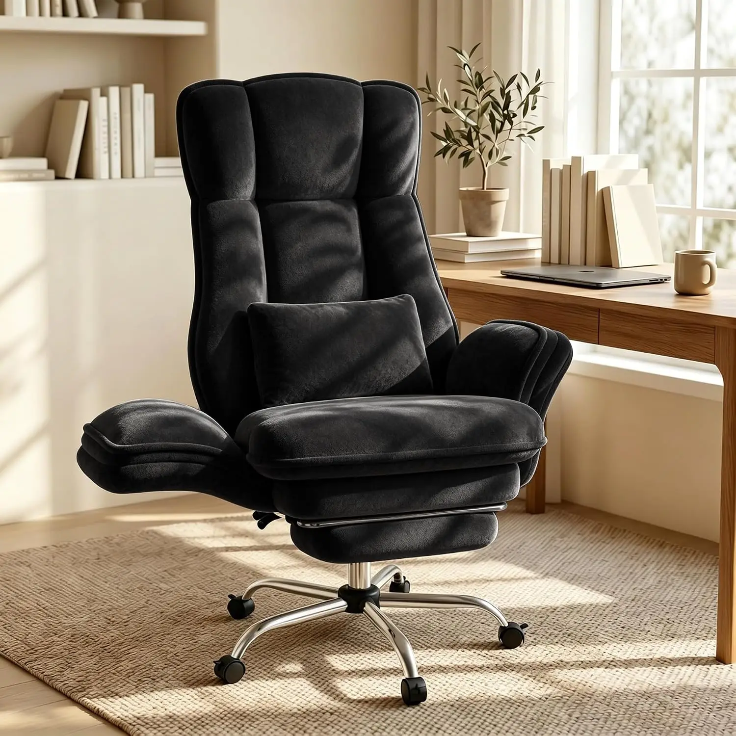 Criss Cross Office Chair Flip Armrests Big Tall 6.7