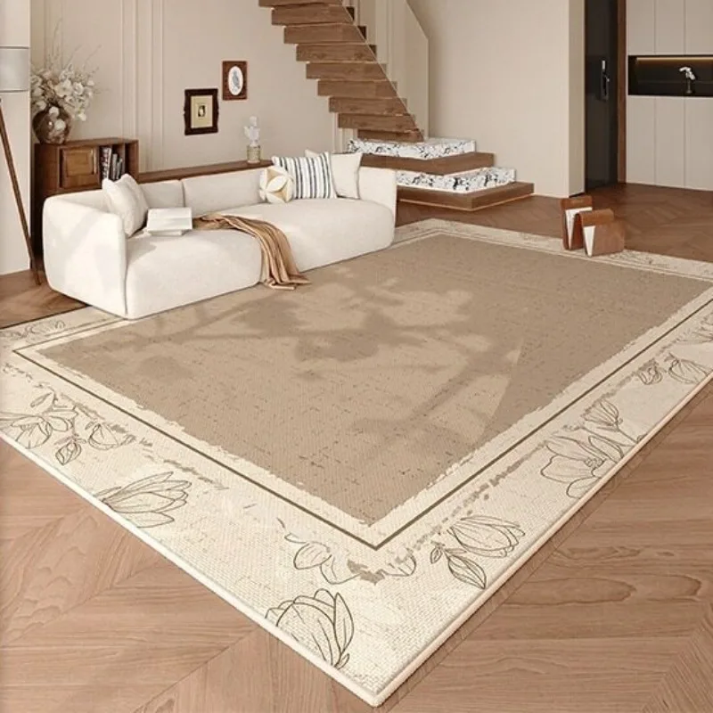 Belgian Style Carpet for Living Room Home Decor Sofa Coffee Table Non Slip Floor Mat Washable Easy Clean Bedroom Bedside Rug 러그