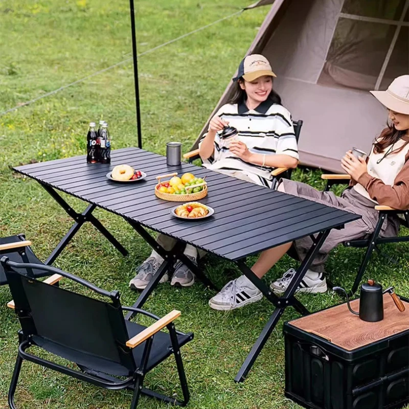 Mesa Plegable para Exteriores, Portátil, para Camping, Picnic y Comedor, Mesa de Picnic, Mesa de Camping, Mesa Plegable para Campamento, Mesas de Picnic