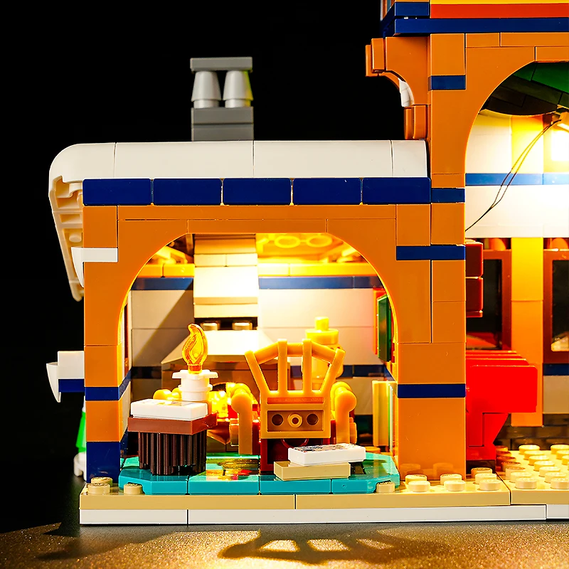 DIY LED Light Kit For LEGO 10339 Santa\'s Post Office (Only LED Light,Without Blocks Model)