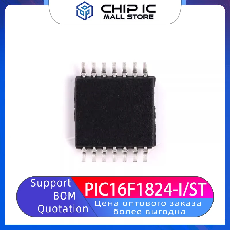 PIC16F1824-I/ST Patch 8-bit Microcontroller Chip TSSOP-14 100% New Original Stock