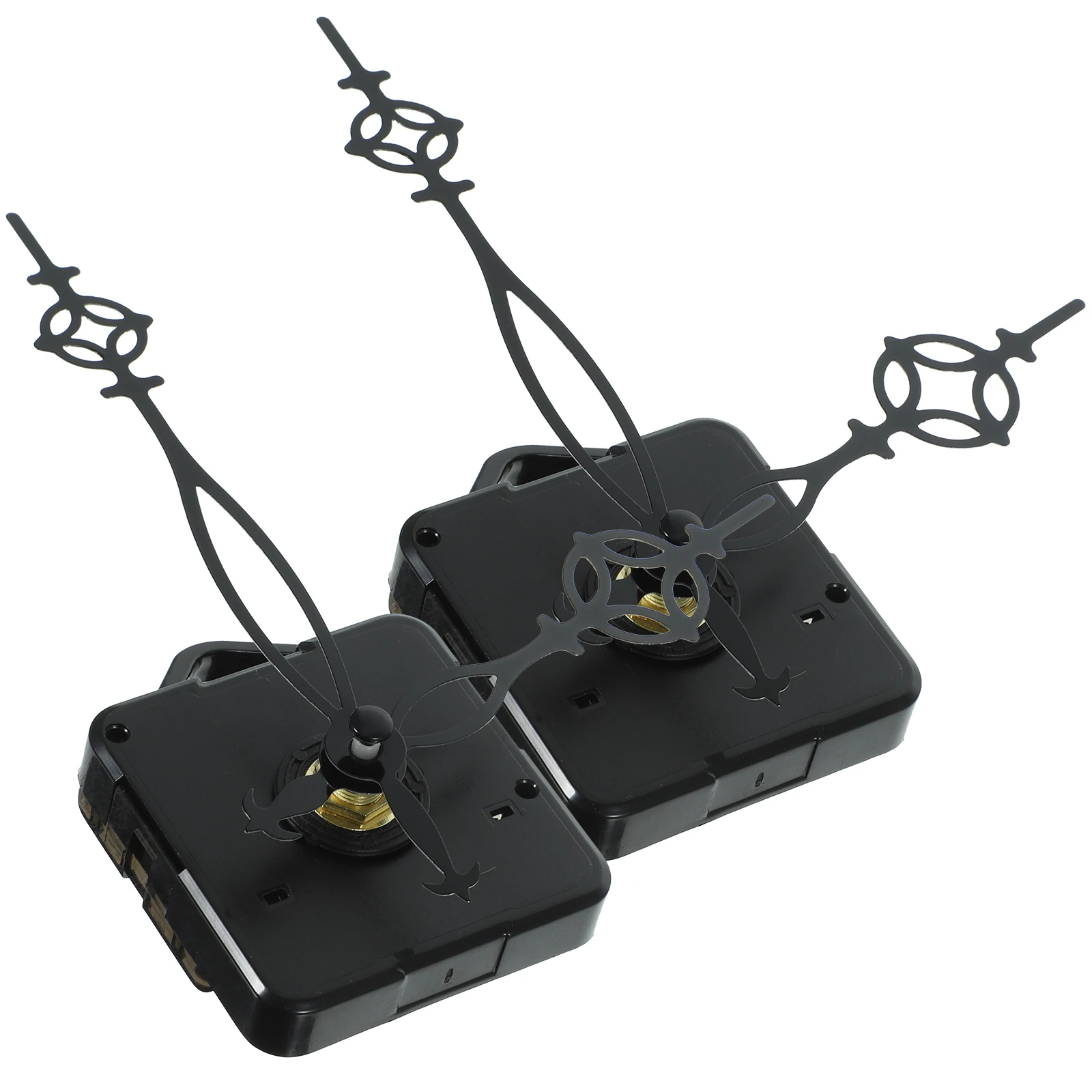 

Silent Wall Clock Movement Mechanism Kit 2 Sets High Torque Repair Parts Replacement Plastic DIY Smartwatch Electronic