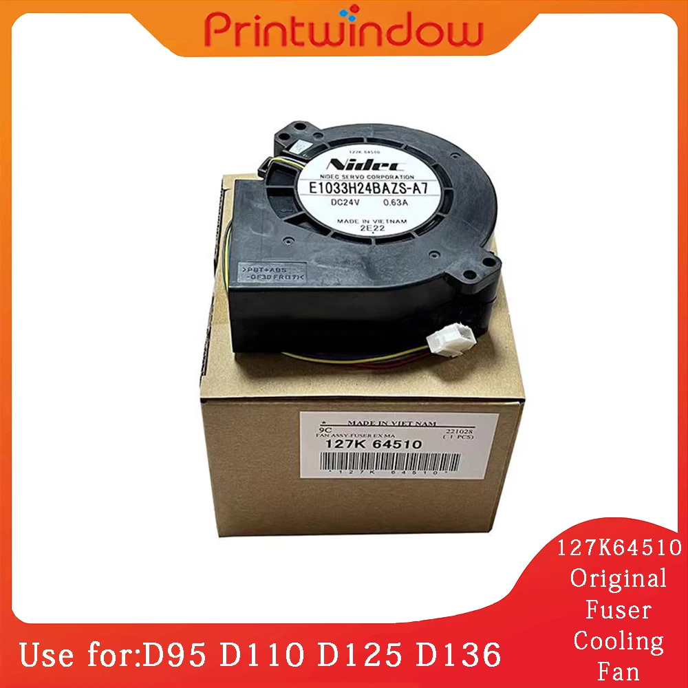 127K64510 Original New Fuser Cooling Fan for Xerox D95 D110 D125 D136 127K 64510