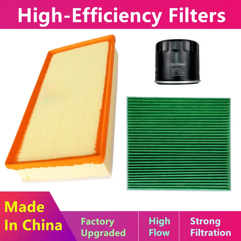 3pcs/Filter Pack For Gac Trumpchi Gm8 Gs5 Subo Gm6 M6 Gs7/Oil, Air Nacelle Filter/Auto Parts