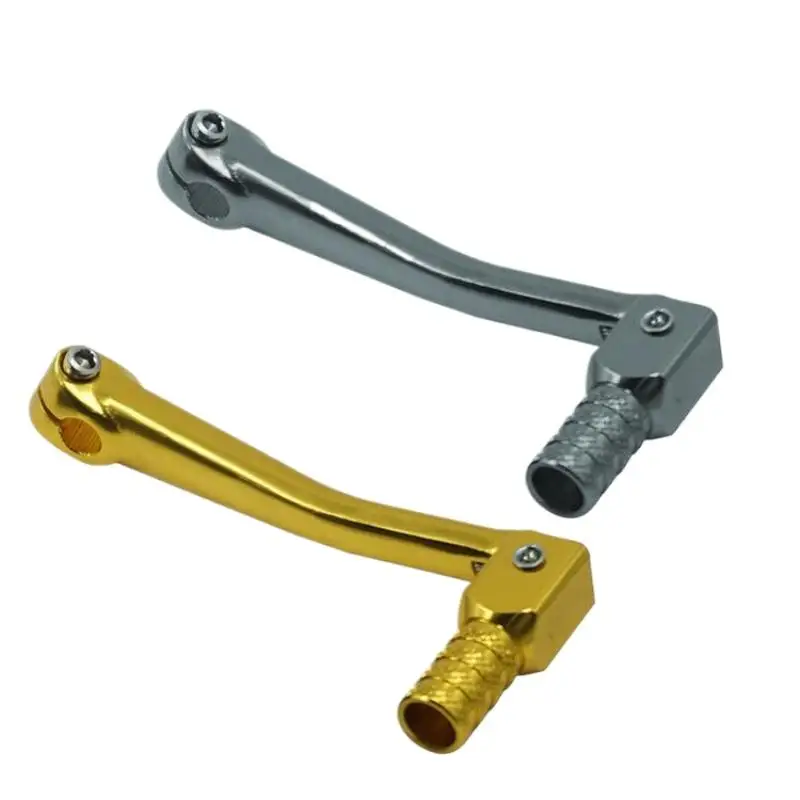 1Pcs Motorcycle Folding Aluminum Gear Shift Lever Universal 10-11mm For 50/110/125/150/250cc ATV Dirt Bike Pit Bikes view 6