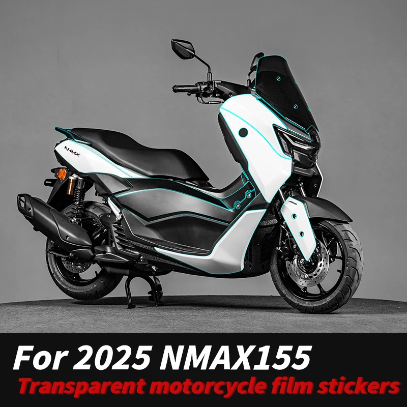 

For YAMAHA NMAX155 2025 Protection Stickers Decals Full Body Transparent Protective Film Kits Motorcycle Bike Accessories