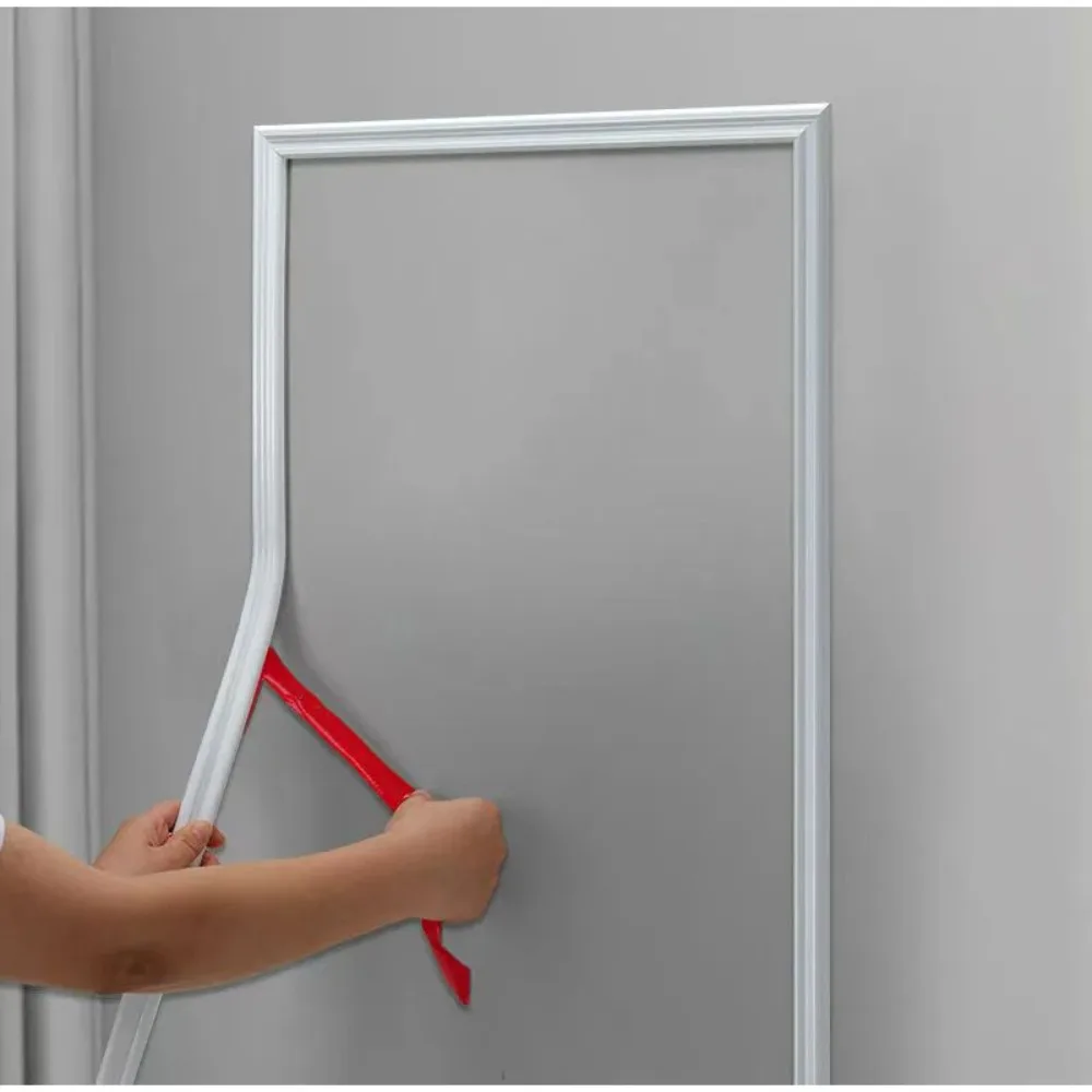 1 متر/لفة ذاتية اللصق بولي كلوريد الفينيل شريط زخرفي مرن قابل للانحناء للجدران والأرضيات وخزائن إطار صور ديكور المنزل ملصق يدوي الصنع