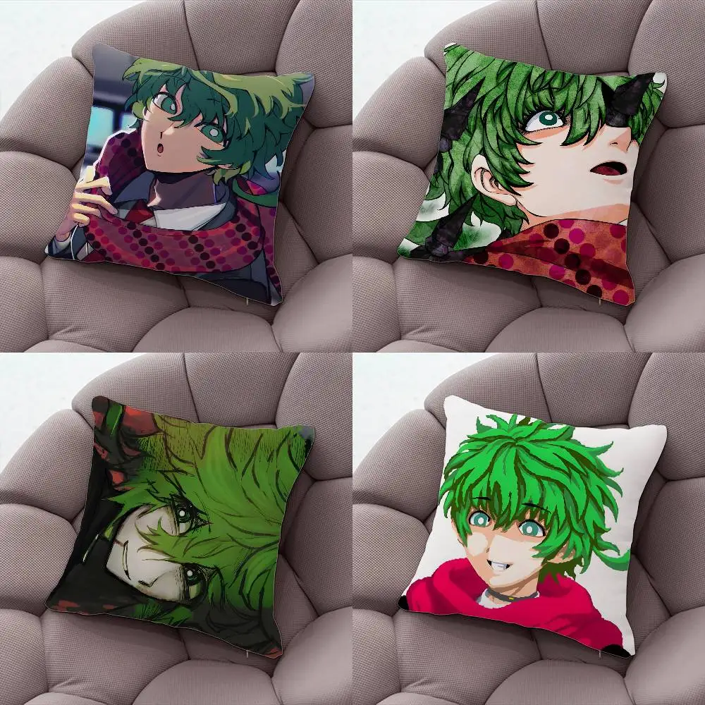 

Midori yttd Y-Your Turn To Die Pillow Case Plush Fabric Soft Double-Sided Printed Sofa Warm Winter Home Gift Cushion Cover