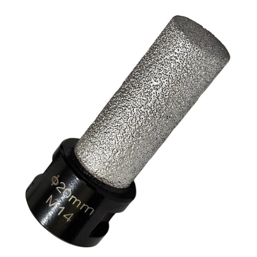 1 Stück Diamant-Fräsbohrer Lochsäge M14 Diamant-Bohrer zum Schleifen von Fliesen, Porzellan, Marmor, Kronenfräser, Lochbohrer 10/20mm