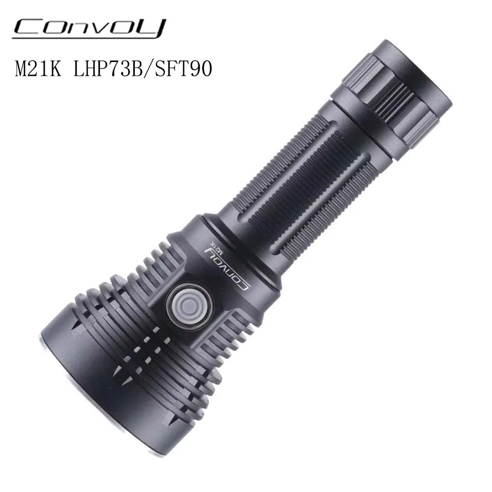Linterna Convoy M21K 21700 8000lm, Potente Linterna con LED LHP73B/SFT90
