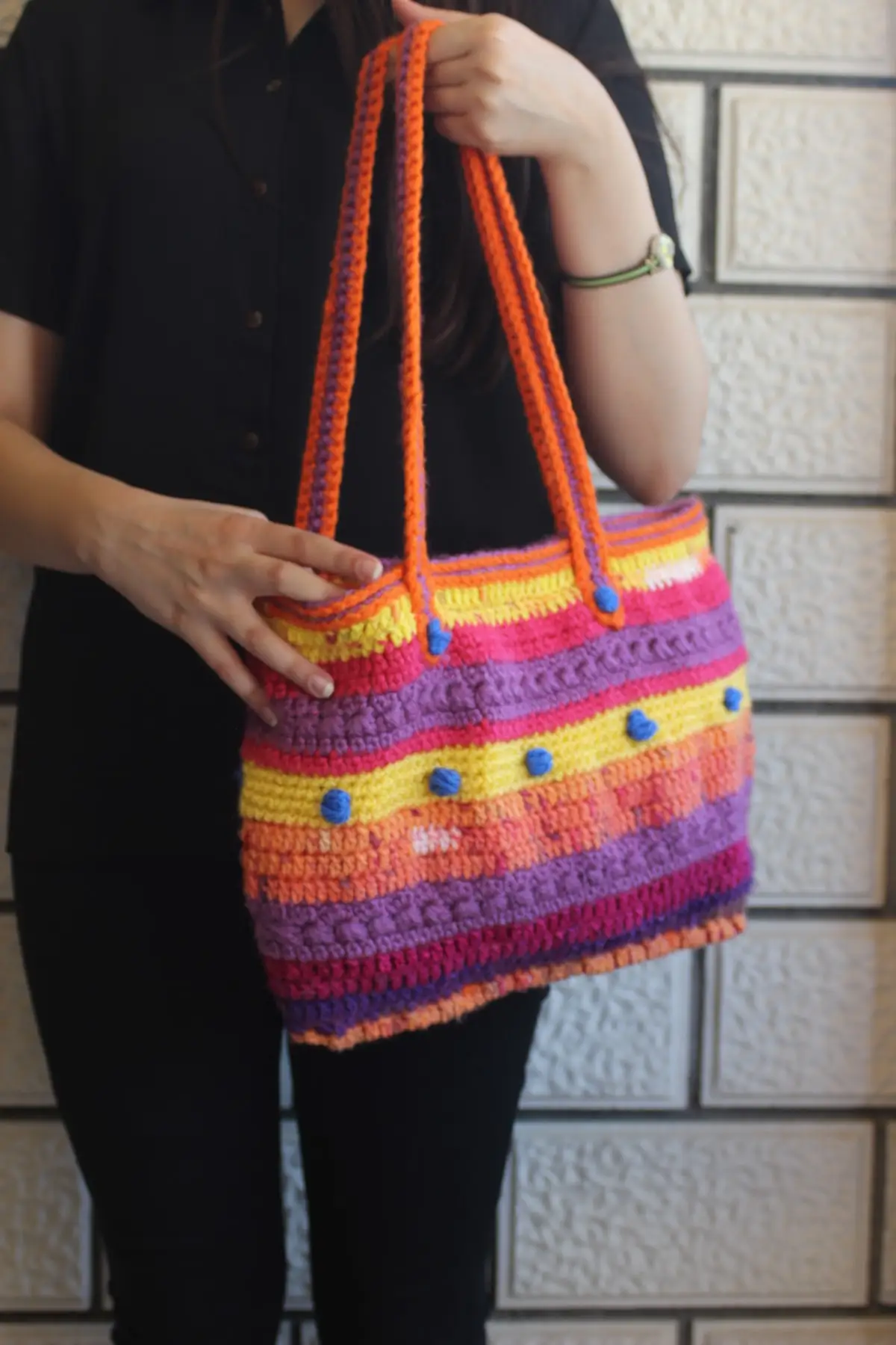 Uras Handmade Mesh Holiday Bag-