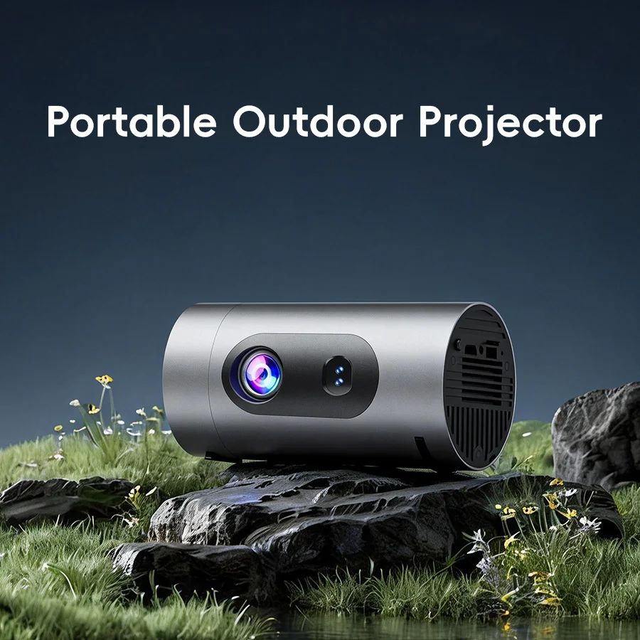 

Portable Projector with WiFi6 & BT5.2, 4K/1080P Support,HDMI/USB, Auto Keystone, Android 13 Outdoor Projector for Camping/Gaming