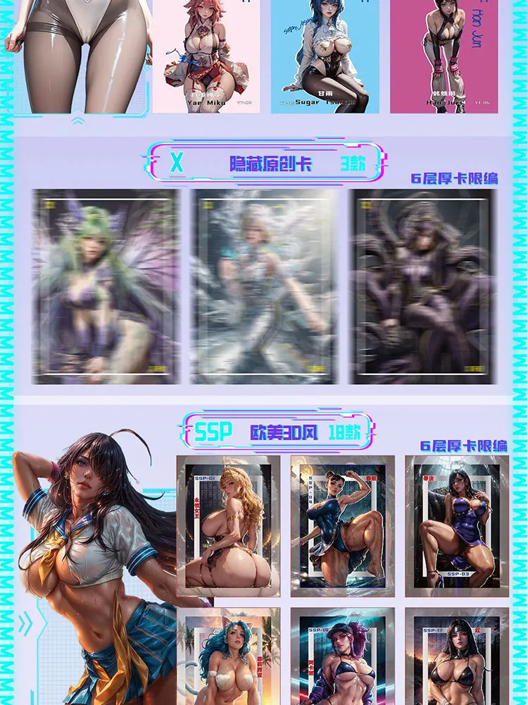 2024 Goddess Story Cards Charming Sister Cards Booster Box Anime Game Girl Swimsuit Bikini Collection Party Game Card Toys Gift