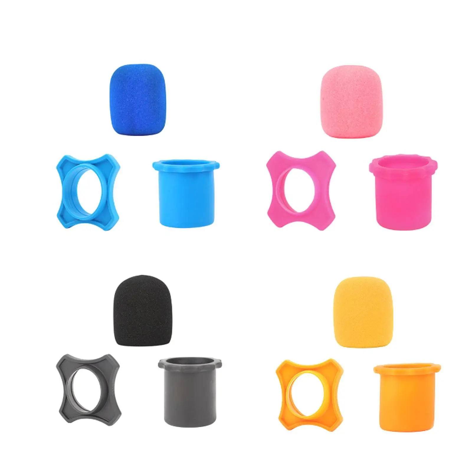 Microphone Sponge Cover-Bottom Stable for Studio Bar Home Use
