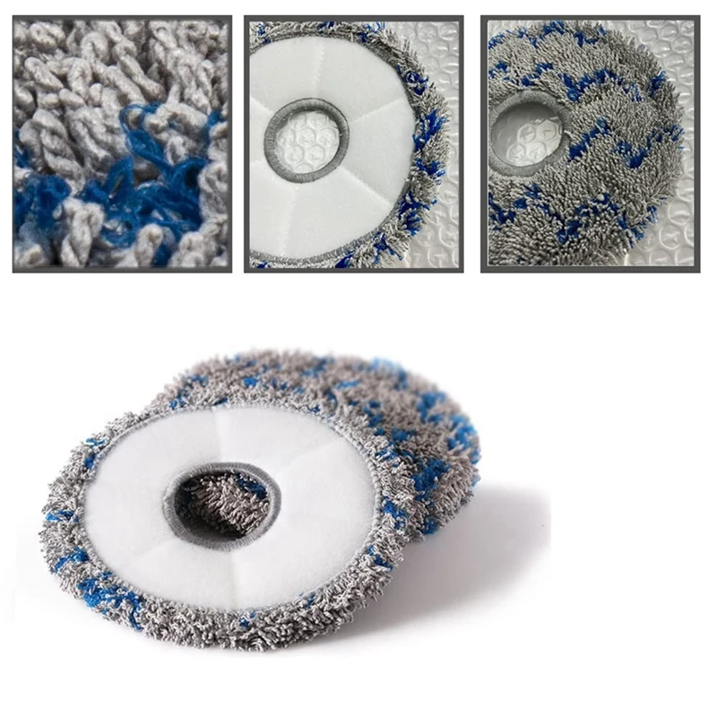 Mop Pad Cleaning Cloth Compatible For Ecovacs X1omni X1turbo T10 Turbo Vacuum Cleaner Accessories Mop Cloth Pads