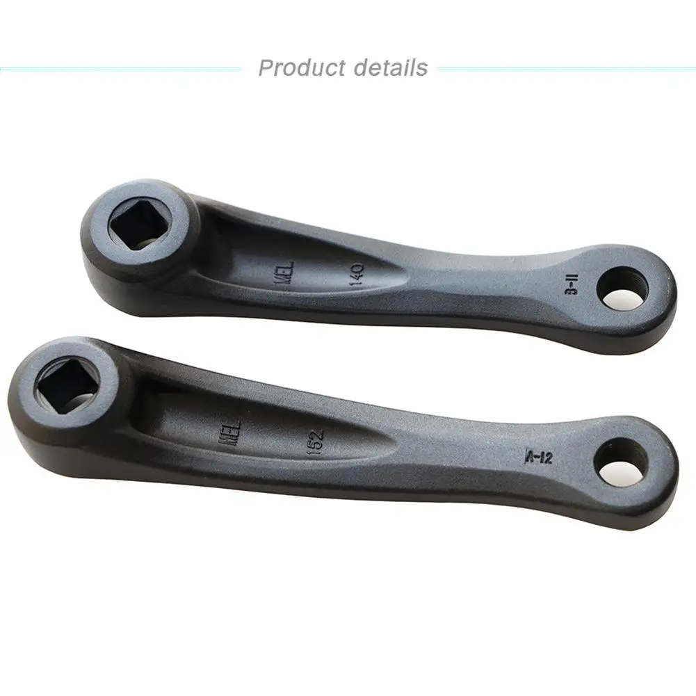 140mm/152mm Children Bicycle Cranks Aluminum Alloy Left Crank Arm Set For 7/8/9 Speed Mountain Bike Crankset Dropshipping