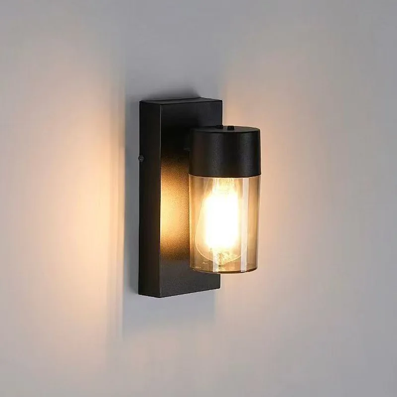 

American Retro Wall Lamp Industrial Waterproof Outdoor Lamp Indoor Courtyard Corridor Balcony Bar Cafe Birdcage Wall Sconce